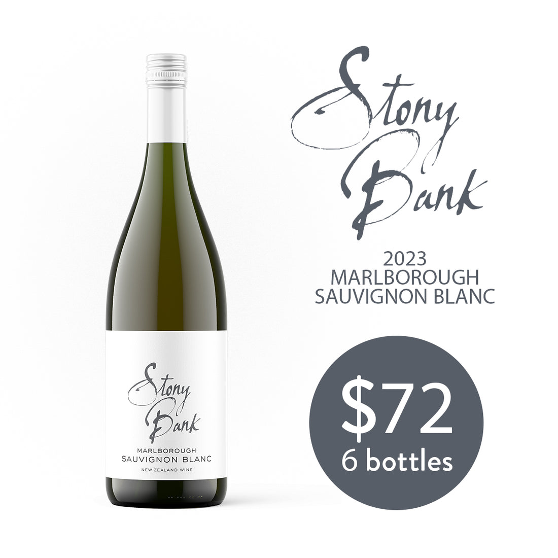 2023 Stony Bank Sauvignon Blanc - 6 bottles